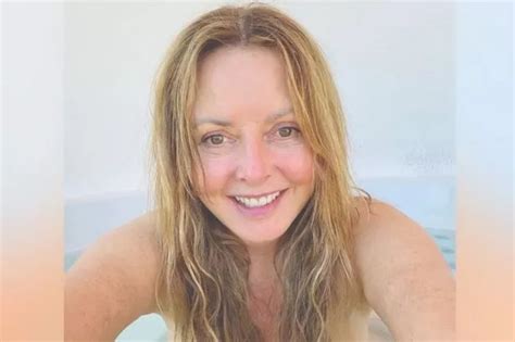 carol vordermans breasts|Carol Vorderman poses in nude bikini in hot tub as。